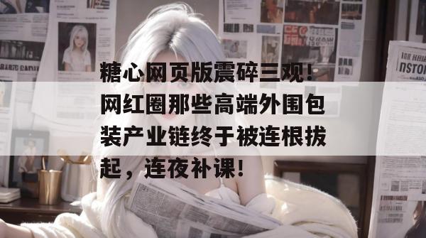 糖心网页版震碎三观！网红圈那些高端外围包装产业链终于被连根拔起，连夜补课！
